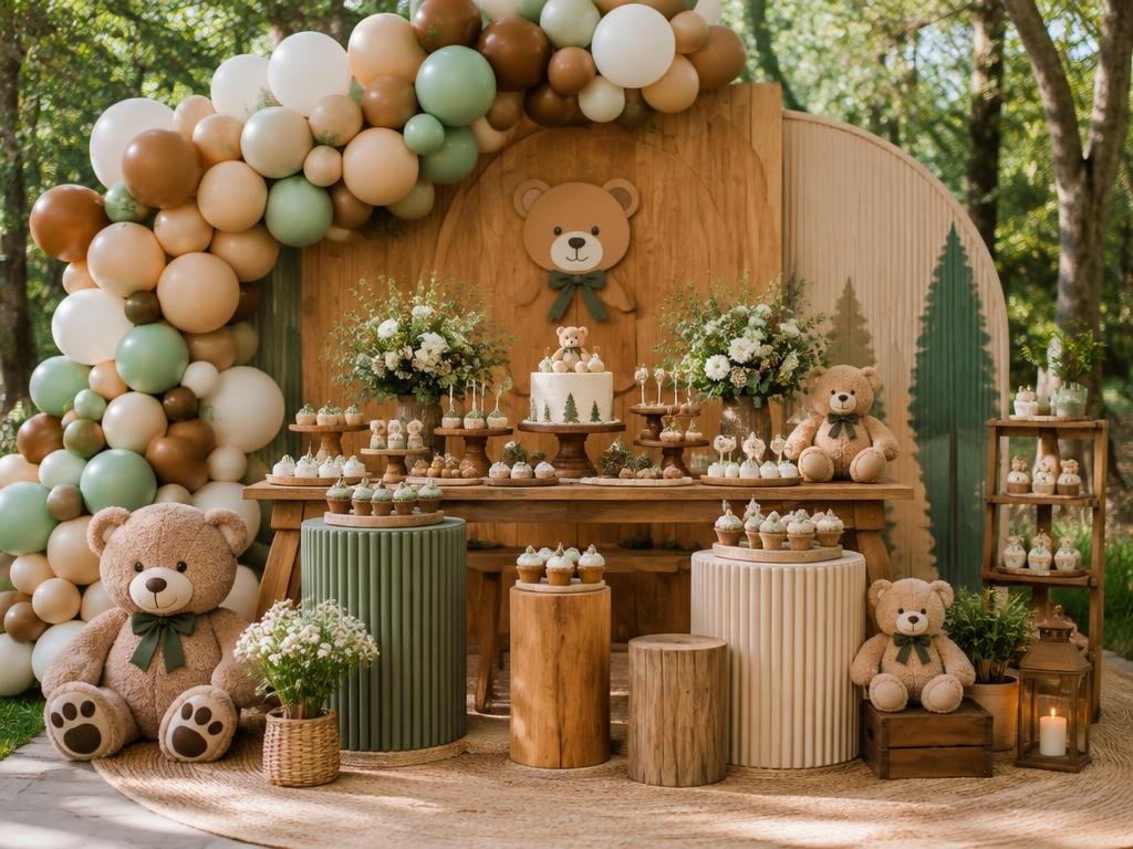 Festa infantil tema bosque e ursinhos